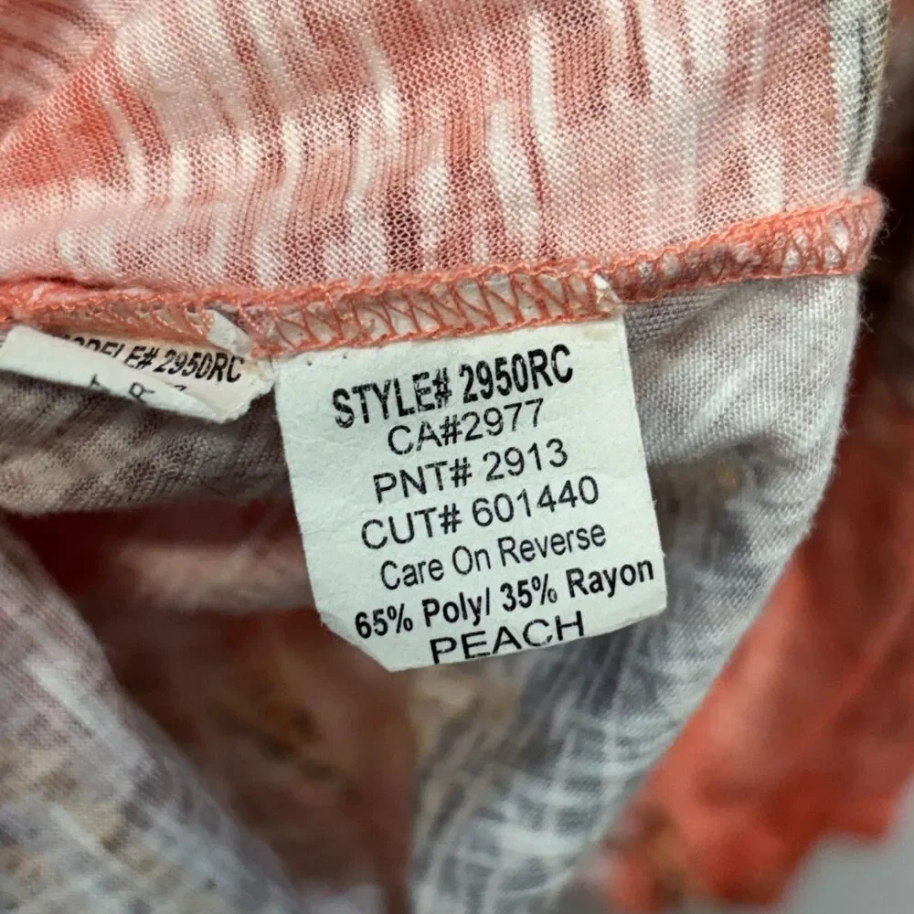 David Cline Women Blouse Top Button Down Shirt Size Small D123 -24